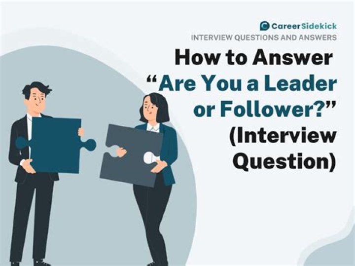 Are you a leader or follower answer?