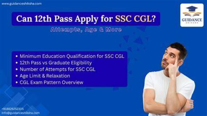 Can 12th passed apply for SSC?