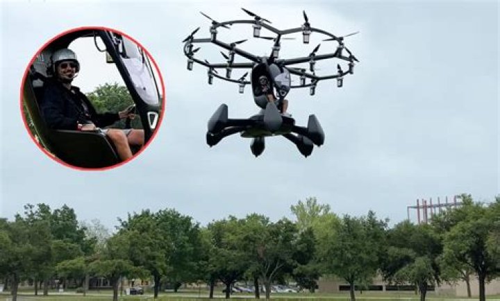 Can a human fly on a drone?
