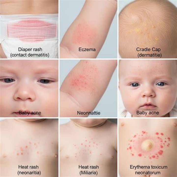 Can babies get a rash after injections?