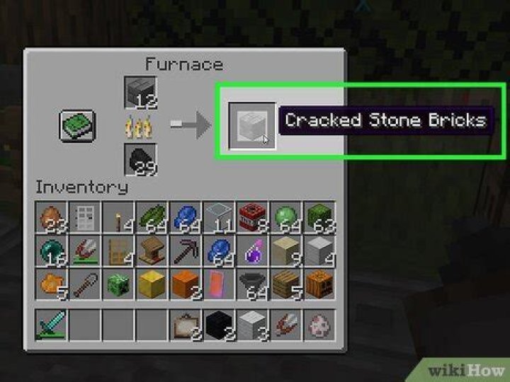 Can cracked stone bricks be crafted?