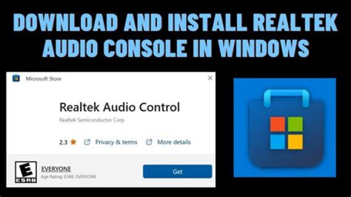Can I download Realtek audio?