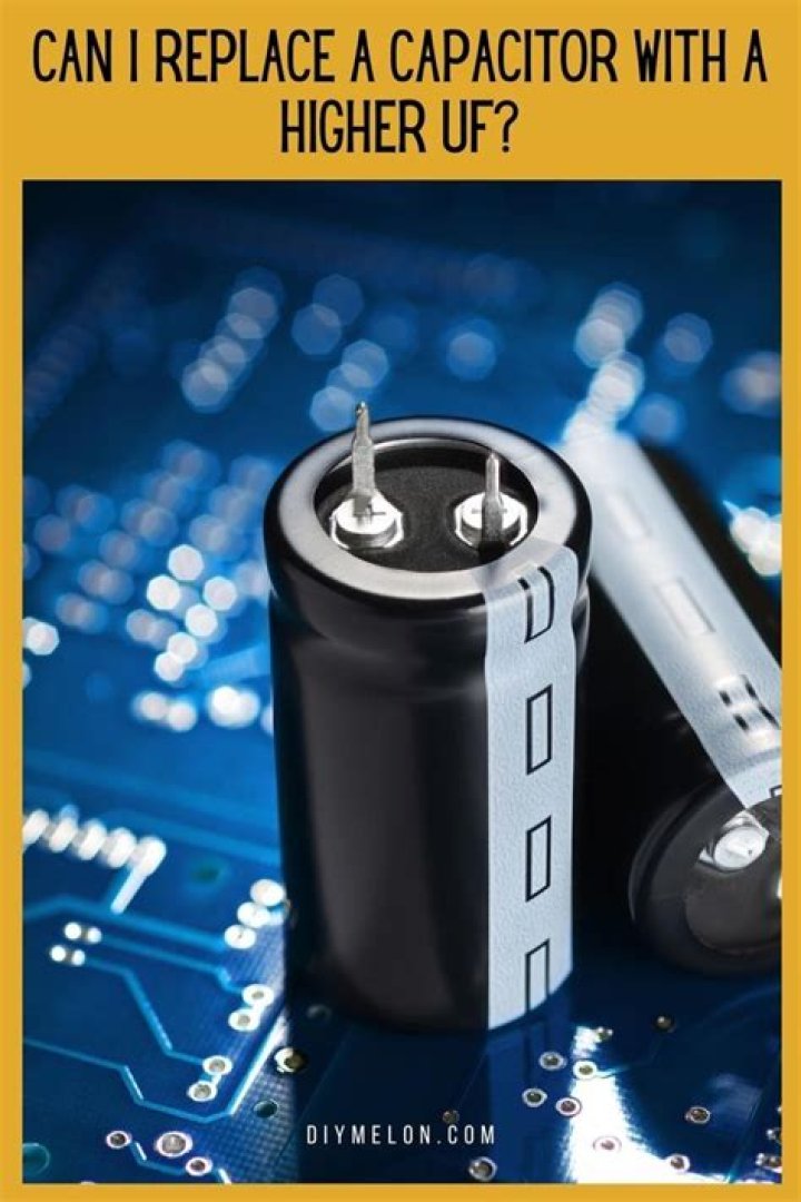 Can I replace a run capacitor with a higher UF?