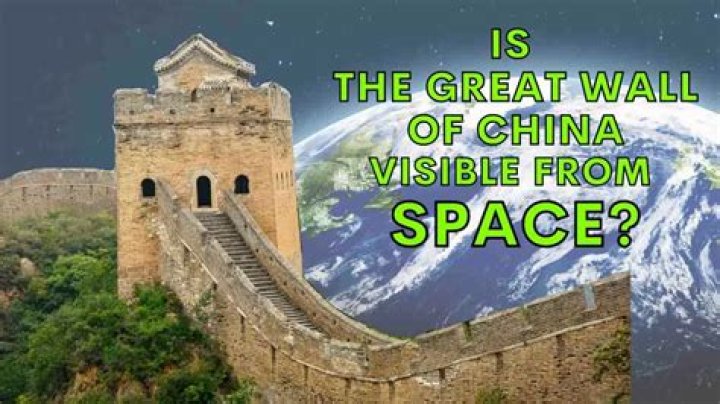 Can see the Great Wall of China from space?