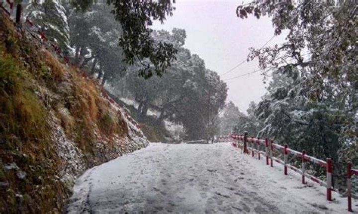Can we see snow in Nainital in January?