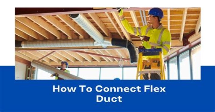 Can you connect flex duct together?