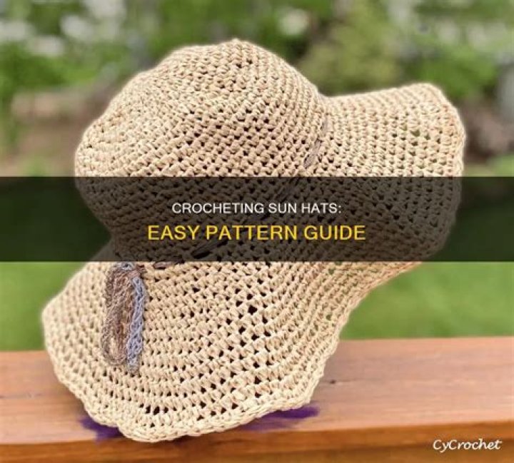 Can you crochet a sun hat?
