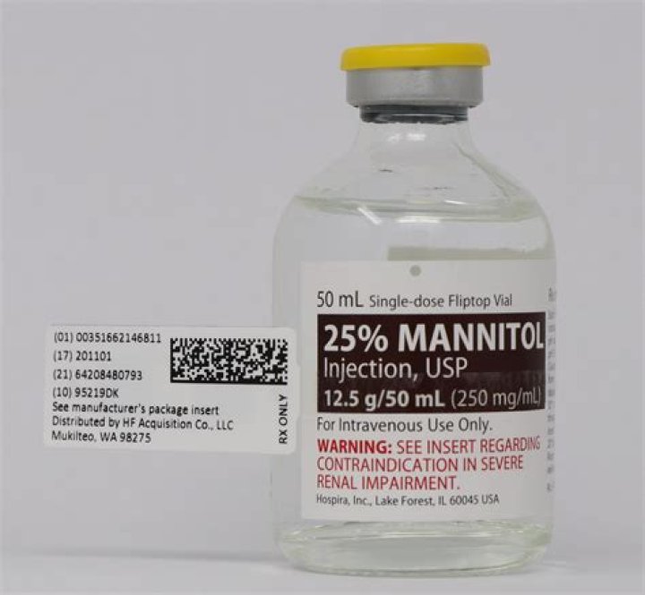 Can you give mannitol IV push?