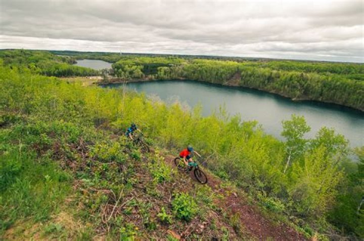 Can you hike cuyuna bike trails?