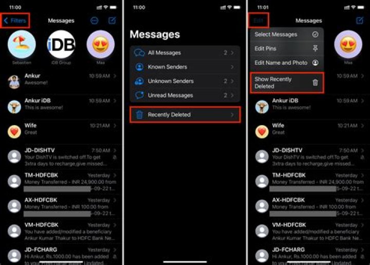 Can you recover deleted iMessages on iPhone?