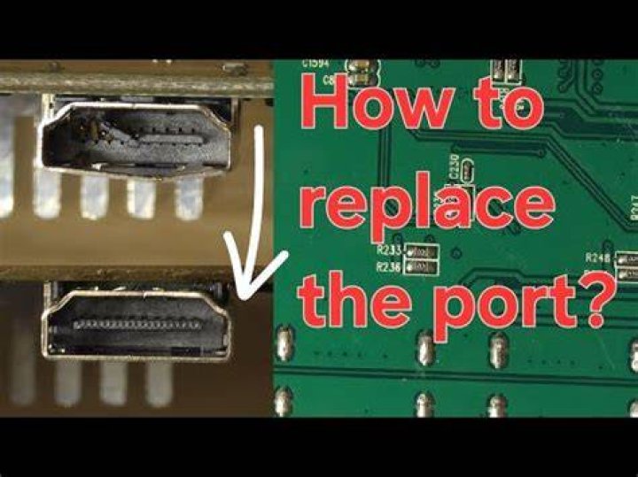 Can you replace the HDMI port on a PS4?
