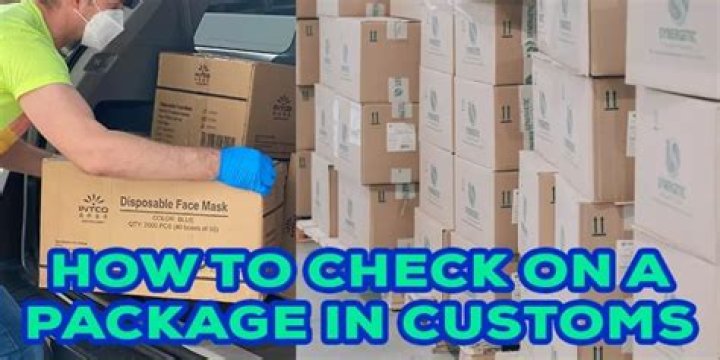 Can you track a package in customs?