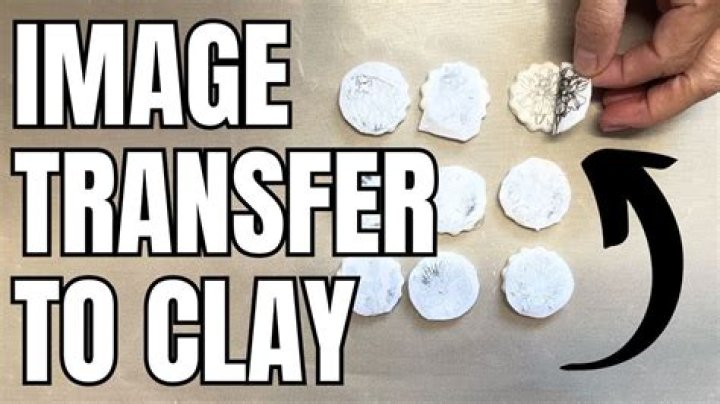 Can you transfer an image onto polymer clay?