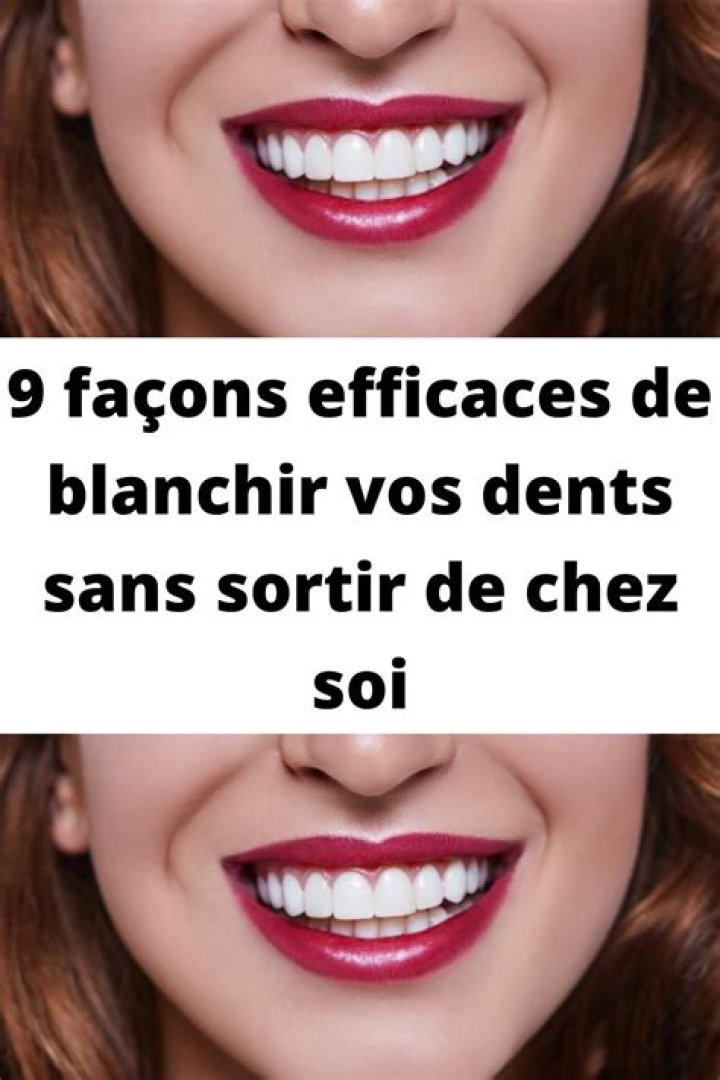 Comment blanchir les dents?