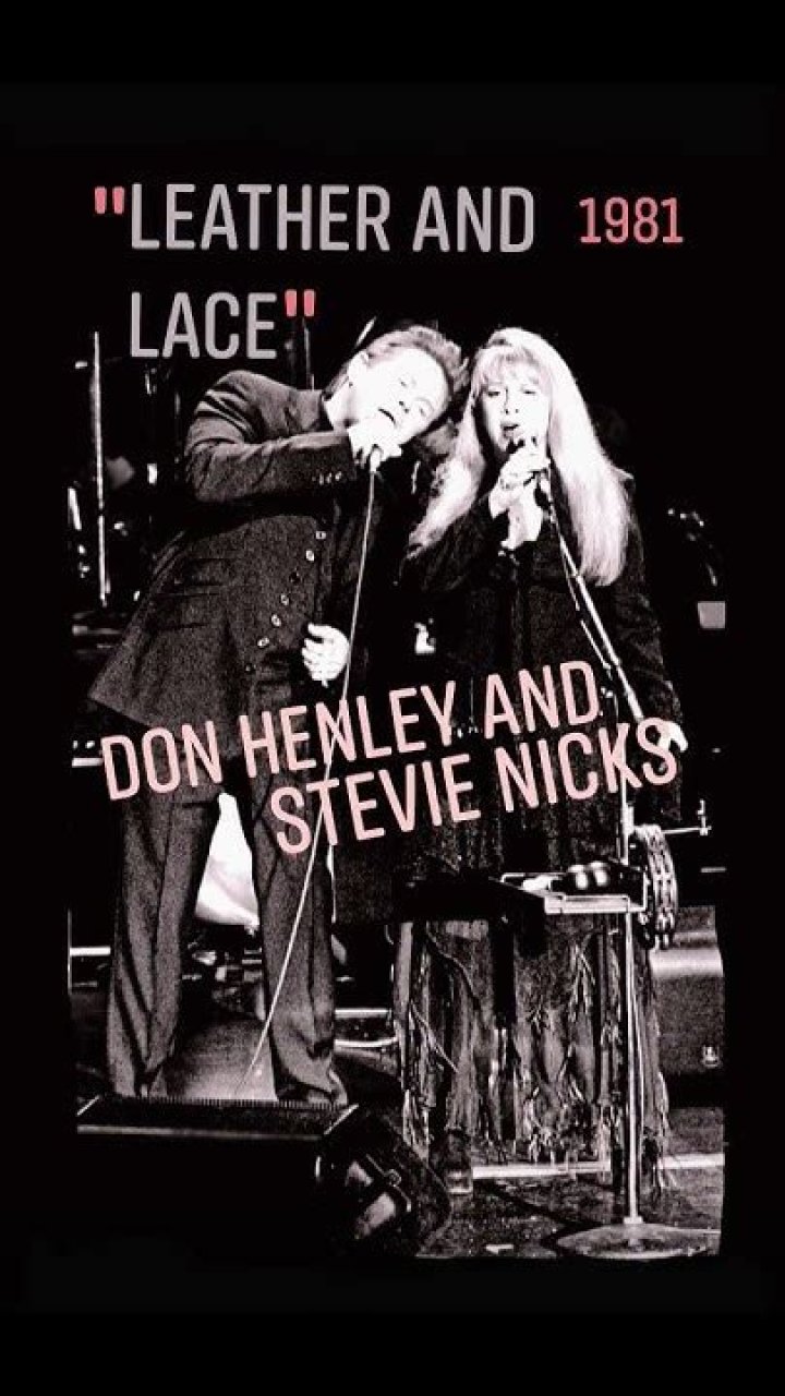 Did Henley and Nicks sing leather and lace?