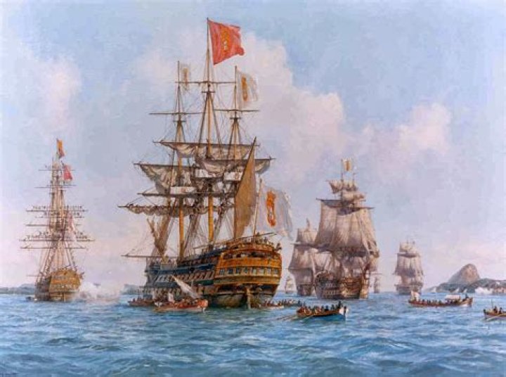 Did the Portuguese have a large navy?