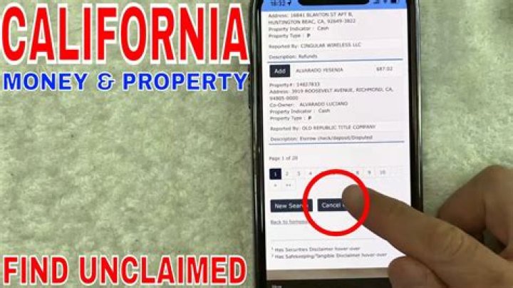 Do I have any unclaimed money in California?