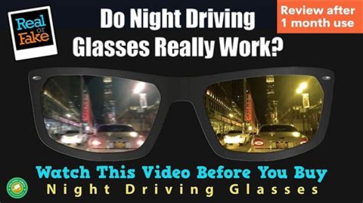 Do night glasses really work?