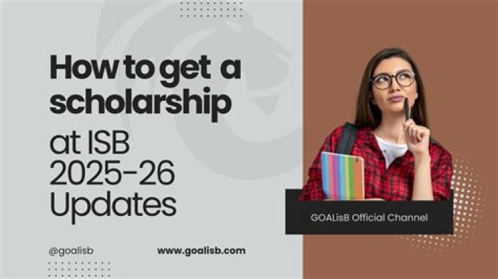 Does ISB give full scholarship?