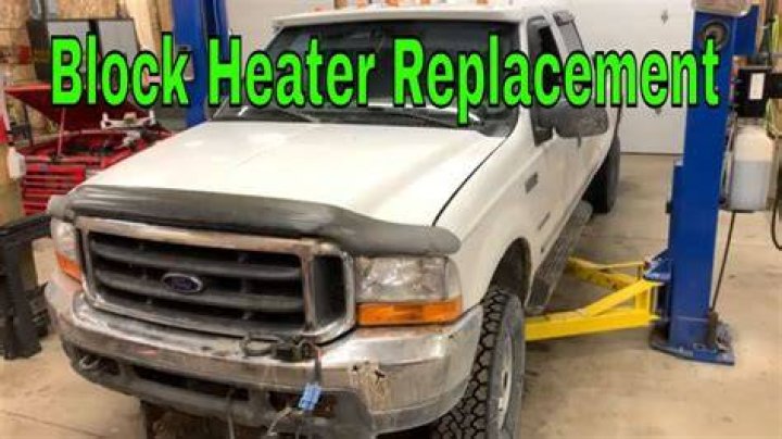 Does my f350 have a block heater?
