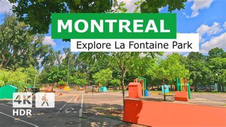 How big is park La Fontaine?