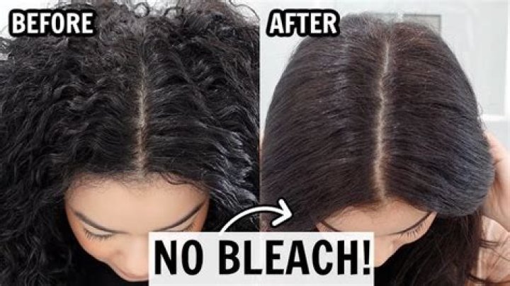 How can I lighten my dark hair without bleach?