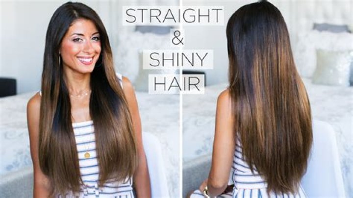 How can I make my hair straight naturally?