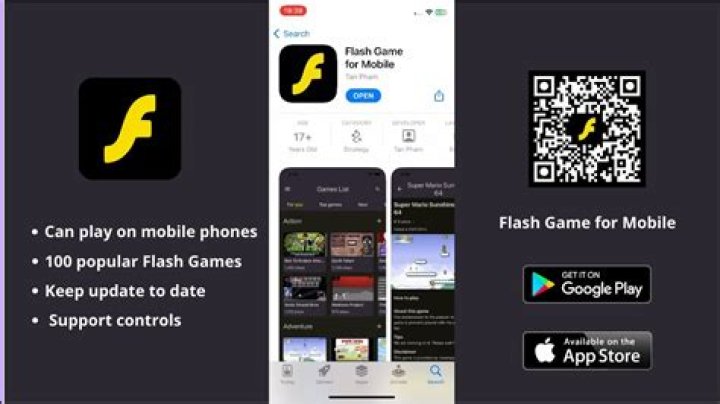How can I play Flash games on my iPhone?