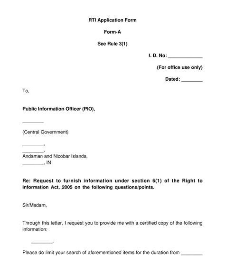 How can I write RTI application?