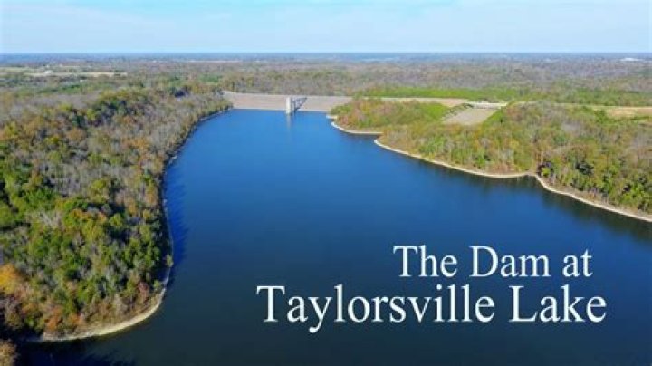 How deep is Taylorsville Lake in Kentucky?