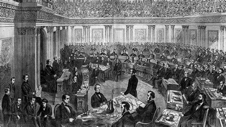 How did Congress try to impeach Johnson?