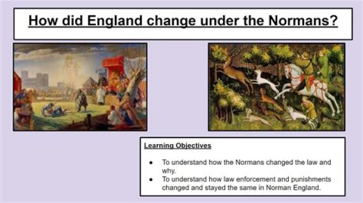 How did the feudal system change under the Normans?