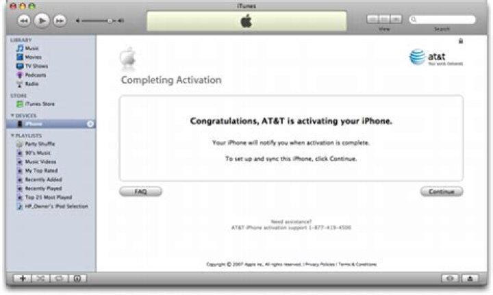 How do I activate my iPhone through iTunes?