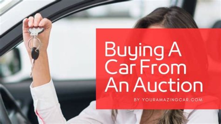 How do I buy a car from an online auction?