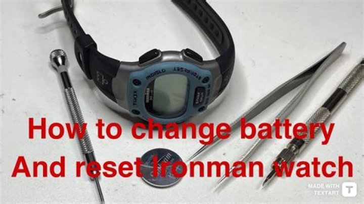 How do I change the battery in my Timex Ironman 30 lap?