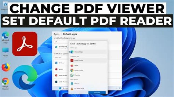 How do I change the PDF viewer in TeXnicCenter?