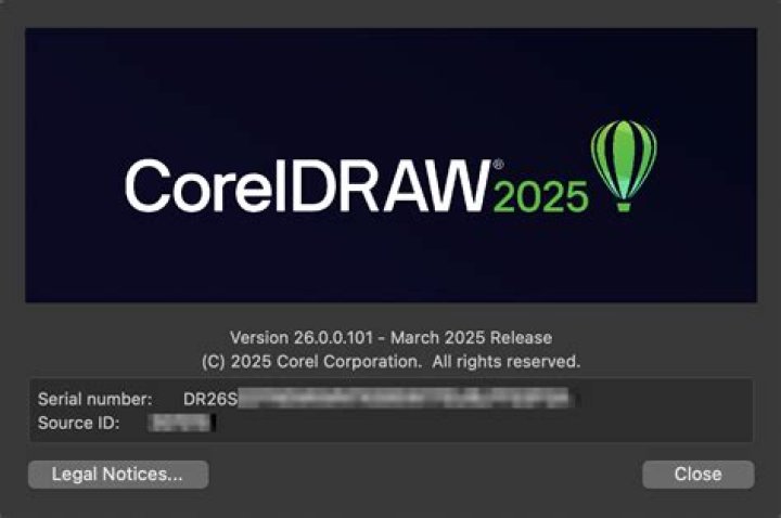 How do I find my Corel Draw serial number?
