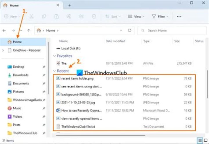 How do I find recently opened programs in Windows 8?