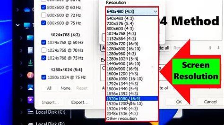 How do I find the resolution of my Dell laptop?