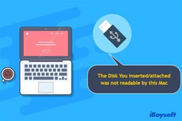 How do I fix an unreadable USB on Mac?