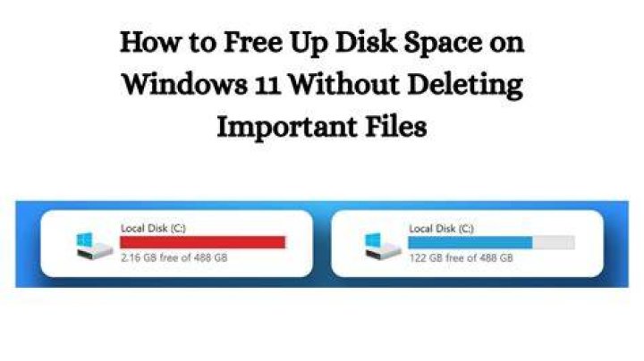 How do I free up disk space without deleting anything?