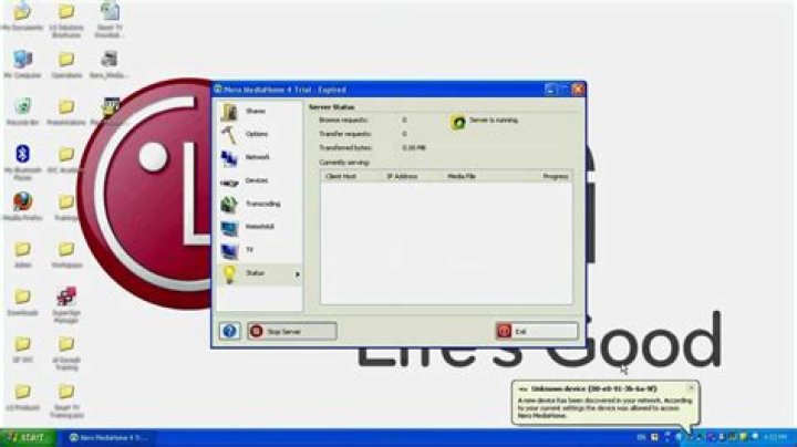 How do I get DLNA on my LG TV?