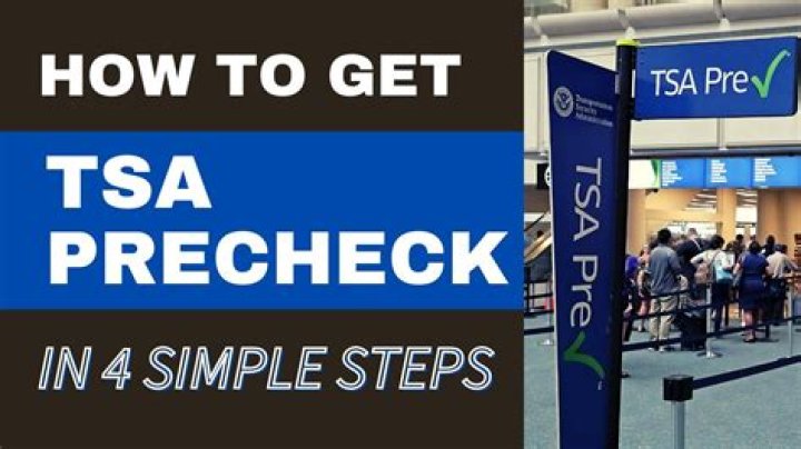 How do I get TSA PreCheck for the first time?