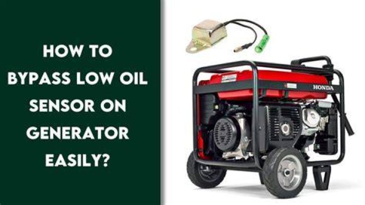 How do I know if my generator has low oil switch?
