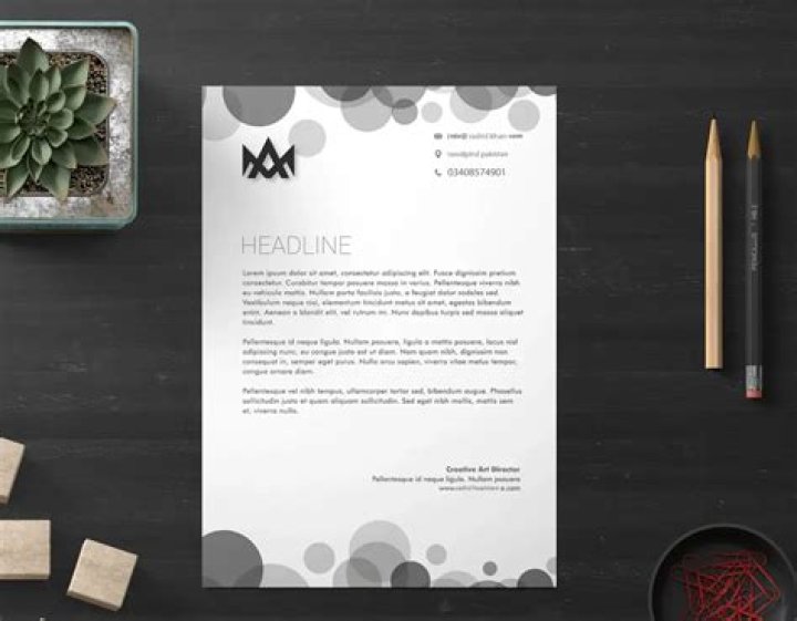 How do I make a letterhead in Photoshop?