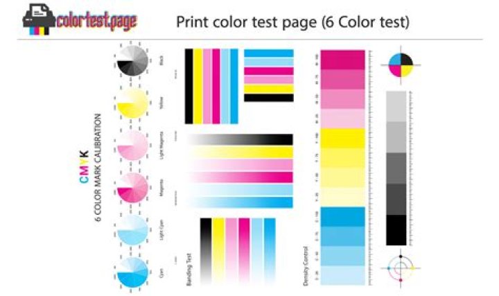 How do I print a test page on my HP DeskJet printer?