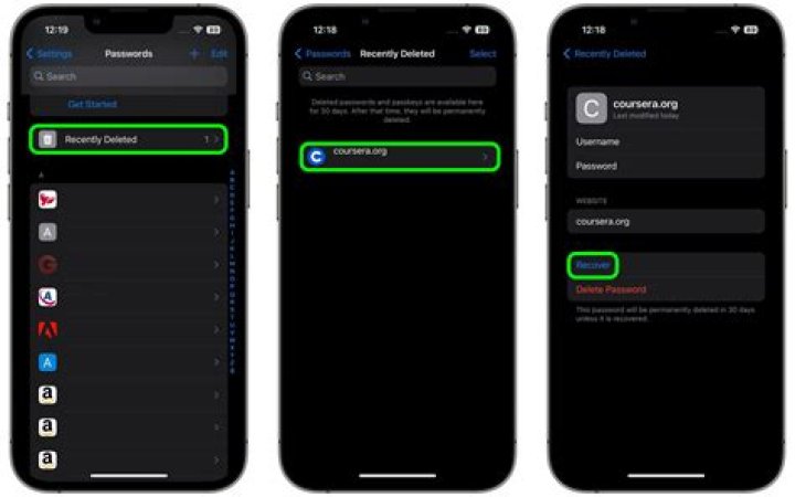 How do I recover my keychain password?