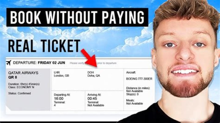 How do I reserve a flight without paying?