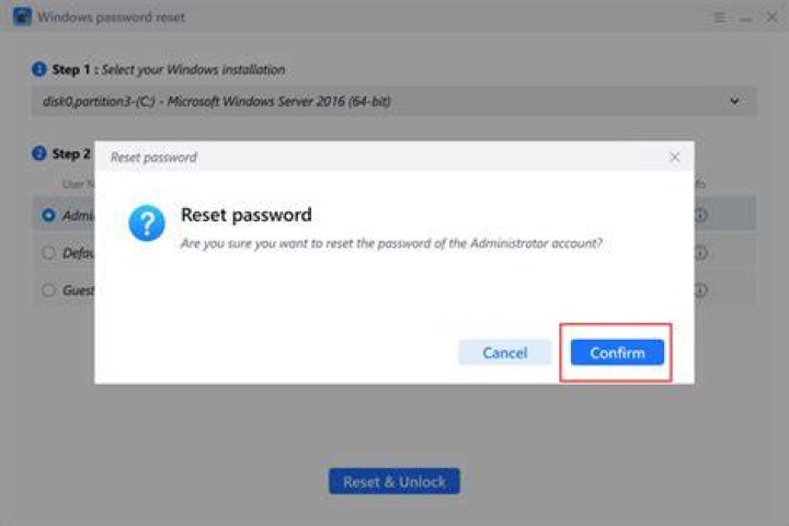 How do I reset my root password in AIX?