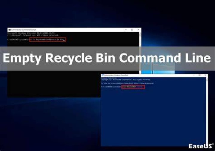 How do I Run the Recycle Bin from the command line?